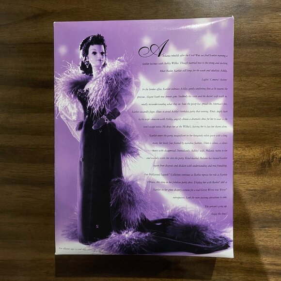 Barbie Hollywood Legends Collection Scarlett OHara Doll In Box - Picture 5 of 11